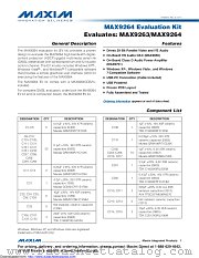 MAX9264EVKIT datasheet pdf MAXIM - Dallas Semiconductor