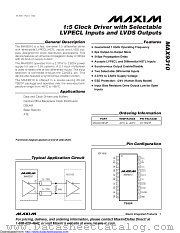 MAX9310EUP+ datasheet pdf MAXIM - Dallas Semiconductor