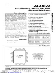 MAX9311ECJ+ datasheet pdf MAXIM - Dallas Semiconductor