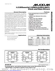 MAX9320ESA+ datasheet pdf MAXIM - Dallas Semiconductor