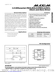 MAX9320BEUA-T datasheet pdf MAXIM - Dallas Semiconductor