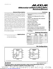MAX9321EKA datasheet pdf MAXIM - Dallas Semiconductor