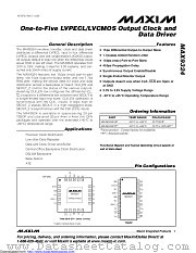 MAX9324EUP+T datasheet pdf MAXIM - Dallas Semiconductor