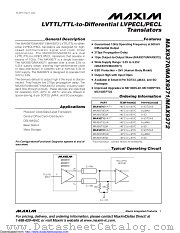 MAX9370ESA-T datasheet pdf MAXIM - Dallas Semiconductor
