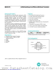 MAX9376EUB-T datasheet pdf MAXIM - Dallas Semiconductor