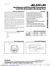 MAX9377EUA+ datasheet pdf MAXIM - Dallas Semiconductor
