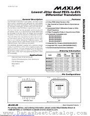 MAX9425EHJ+ datasheet pdf MAXIM - Dallas Semiconductor