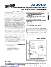 MAX9513ATE+ datasheet pdf MAXIM - Dallas Semiconductor