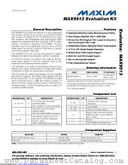 MAX9513EVKIT+ datasheet pdf MAXIM - Dallas Semiconductor