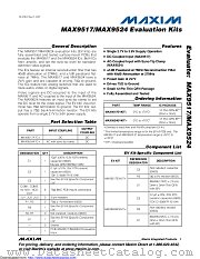 MAX9517EVKIT datasheet pdf MAXIM - Dallas Semiconductor