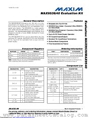 MAX9540EVKIT datasheet pdf MAXIM - Dallas Semiconductor