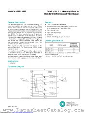 MAX9542AEE+ datasheet pdf MAXIM - Dallas Semiconductor