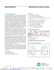 MAX9546ESA+ datasheet pdf MAXIM - Dallas Semiconductor