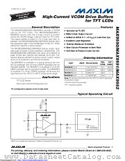 MAX9550EZK+T datasheet pdf MAXIM - Dallas Semiconductor