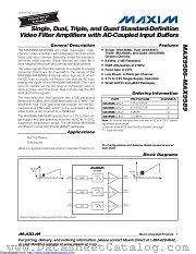 MAX9589 datasheet pdf MAXIM - Dallas Semiconductor