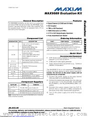MAX9589EVKIT datasheet pdf MAXIM - Dallas Semiconductor