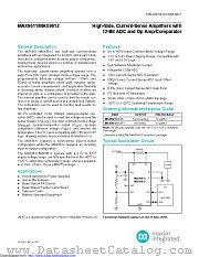 MAX9612AUB+ datasheet pdf MAXIM - Dallas Semiconductor