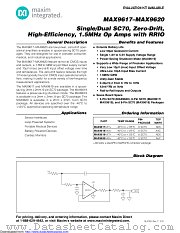 MAX9620 datasheet pdf MAXIM - Dallas Semiconductor