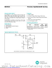 MAX9622AXK+T datasheet pdf MAXIM - Dallas Semiconductor