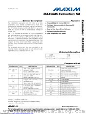 MAX9635EVKIT datasheet pdf MAXIM - Dallas Semiconductor