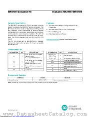 MAX9647EVKIT# datasheet pdf MAXIM - Dallas Semiconductor