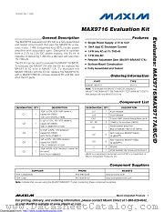 MAX9716EVKIT datasheet pdf MAXIM - Dallas Semiconductor