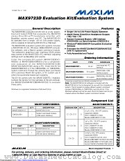 MAX9723DEVCMODU+ datasheet pdf MAXIM - Dallas Semiconductor