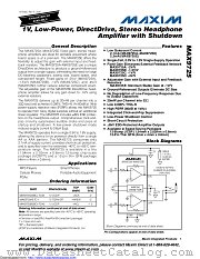 MAX9725BEBC+G45 datasheet pdf MAXIM - Dallas Semiconductor