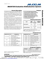 MAX9726EVKIT+ datasheet pdf MAXIM - Dallas Semiconductor