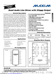 MAX9727EEP+T datasheet pdf MAXIM - Dallas Semiconductor