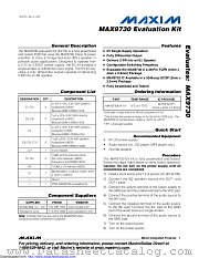MAX9730EVKIT+ datasheet pdf MAXIM - Dallas Semiconductor