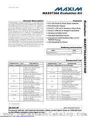 MAX9736AEVKIT+ datasheet pdf MAXIM - Dallas Semiconductor