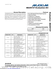 MAX9737EVKIT+ datasheet pdf MAXIM - Dallas Semiconductor