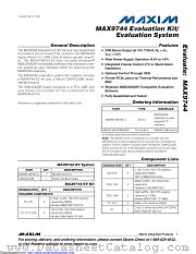 MAX9744EVKIT+ datasheet pdf MAXIM - Dallas Semiconductor