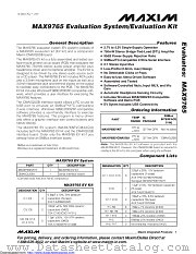 MAX9765EVCMAXQU datasheet pdf MAXIM - Dallas Semiconductor