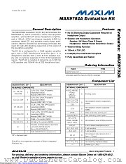 MAX9792AEVKIT datasheet pdf MAXIM - Dallas Semiconductor