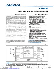 MAX98095EWG+ datasheet pdf MAXIM - Dallas Semiconductor