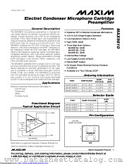 MAX9810B datasheet pdf MAXIM - Dallas Semiconductor