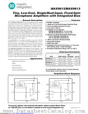 MAX9812LEXT+T datasheet pdf MAXIM - Dallas Semiconductor