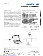 MAX9856EVKIT datasheet pdf MAXIM - Dallas Semiconductor