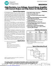 MAX9934FART+T datasheet pdf MAXIM - Dallas Semiconductor