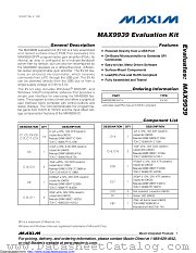 MAX9939EVKIT datasheet pdf MAXIM - Dallas Semiconductor