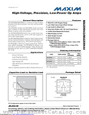 MAX9943ATT+ datasheet pdf MAXIM - Dallas Semiconductor