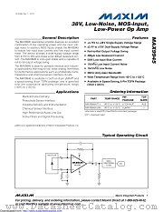 MAX9945ATT+T datasheet pdf MAXIM - Dallas Semiconductor
