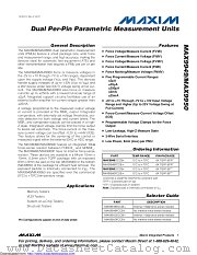MAX9950DCCB-D datasheet pdf MAXIM - Dallas Semiconductor
