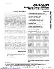 MAX9965 datasheet pdf MAXIM - Dallas Semiconductor