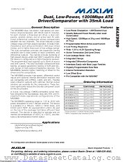 MAX9969BDCCQ+D datasheet pdf MAXIM - Dallas Semiconductor