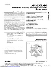 MAX9982ETP+T datasheet pdf MAXIM - Dallas Semiconductor