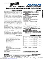 MAX9996ETP+ datasheet pdf MAXIM - Dallas Semiconductor