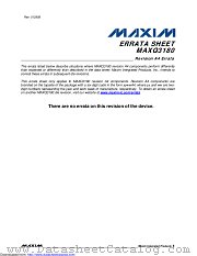 MAXQ3180-KIT datasheet pdf MAXIM - Dallas Semiconductor